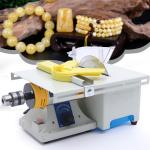 Mini Gem Grinding Polishing Machine Table Rock Saw Jewelry Lapidary Equipment US