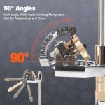 GEYOPMID 110V 180W Gem Faceting Machine, 3000RPM Jade Grinding Polishing Tool for Jewelry Stone Angle Trimming, Gemstone Polisher