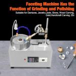 GEYOPMID 110V 180W Gem Faceting Machine, 3000RPM Jade Grinding Polishing Tool for Jewelry Stone Angle Trimming, Gemstone Polisher
