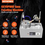 GEYOPMID 110V 180W Gem Faceting Machine, 3000RPM Jade Grinding Polishing Tool for Jewelry Stone Angle Trimming, Gemstone Polisher
