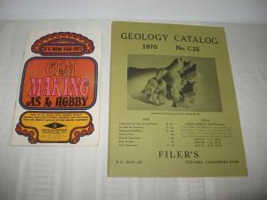 1970's Gem Making Catalog Star Diamond Indust. & Filer's Geology Catalog # C25