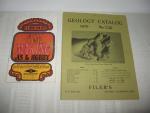 1970's Gem Making Catalog Star Diamond Indust. & Filer's Geology Catalog # C25
