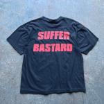 VTG 90s Fear Factory Suffer T Shirt XL Black Diamond Star Metal Band Concert Tee