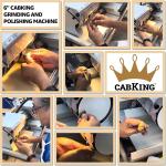 CabKing 6" Rock Grinder Polisher | Model CABKING-6V3