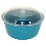 Raytech 23-005 Vibratory Tumbler Bowl And Lid, 8In Dia.