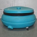 Raytech Vibratory Tumbler Bowl & Lid 23-032, 3 Gal, 17" ID, AV40, TD-40