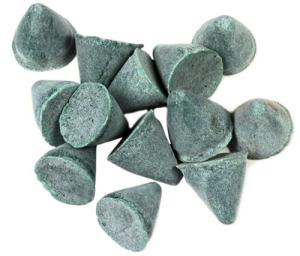 Raytech 41-334 XF Cones Plastic Media, 55 lbs/cu ft Density, 9/16" Size, 20lbs Weight