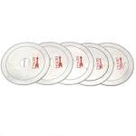 ILOVETOOL Thin Edge Lapidary Wet Saw 4" Arbor 20mm Rim 0.35mm Gemstone Trim Cutting Tools Pack of 10Pcs