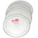 ILOVETOOL Thin Edge Lapidary Wet Saw 4" Arbor 20mm Rim 0.35mm Gemstone Trim Cutting Tools Pack of 10Pcs