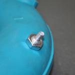 Raytech Vibratory Tumbler Bowl & Lid 23-032, 3 Gal, 17" ID, AV40, TD-40