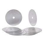 KUABCOPA 10Pcs 110mm 4.5 Inch in Lapidary Diamond Saw Thin Rim Trim Blades Tools for Stone Arbor 1/2inch