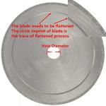 7" inch Diamond Lapidary Saws Blade 175mm Notched Rim Trim Stone Masonry Tools Arbor Hole 25.4mm 1 in