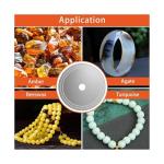 KUABCOPA 1/2/5Pcs 150mm Ultra Thin Diamond Circular Saw Blade Cutting Arbor Disc for Lapidary Gems Crystal Jewelry Jade Glass Trim Processing