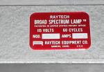Raytech Broad Spectrum  Lamp Model # BS-1 USED WORKING With 5ft power Cord