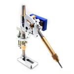 LeTkingok High-Precision Angle Digital Display Gemstone Grinding Machine Manipulator, Gem Faceting Machine Handle (Updated Version, 64 Index Gear)