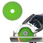 TOPALIVING Glass Cutting Disc, Super Thin Diamond Tile Blade Glass Ceramic Cutting Wheel Porcelain Saw Blade Wheel Lapidary Trim Blade Disc for Grinding Chambering, Jade, Crystal (1Pcs)