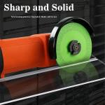 TOPALIVING Glass Cutting Disc, Super Thin Diamond Tile Blade Glass Ceramic Cutting Wheel Porcelain Saw Blade Wheel Lapidary Trim Blade Disc for Grinding Chambering, Jade, Crystal (1Pcs)