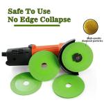 TOPALIVING Glass Cutting Disc, Super Thin Diamond Tile Blade Glass Ceramic Cutting Wheel Porcelain Saw Blade Wheel Lapidary Trim Blade Disc for Grinding Chambering, Jade, Crystal (1Pcs)