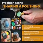 CabKing 8" Cabbing Machine - Lapidary Rock and Jewelry Gem Grinder Polisher - Model CABKING-8V1