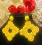 Yellow Women  Star Dangle Drop Earrings Jewelry