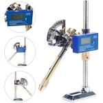Gem Grinding Faceted Manipulator, Jade Jewelry Faceting Machine, Height Adjustable& Positioner & Lotus Seat, 0 Degree Memory Function, Angle Digital Display Gemstone Grinding Machine, for Polishing