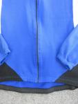 Campagnolo Cycling Jacket Mens XL Blue Black Fleece Full Zip Windstopper Raytech