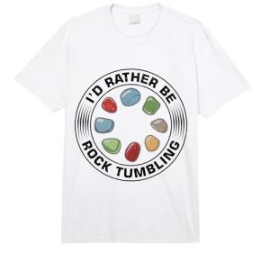 Lapidary Rock Tumbling Stones Rock Polishing Rock Tumbler Comfort Colors Adult Heavyweight T-Shirt