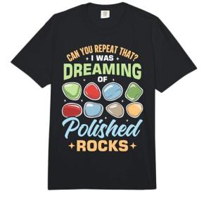 Lapidary Rock Tumbling Stones Rock Polishing Rock Tumbler Comfort Colors Adult Heavyweight T-Shirt
