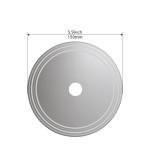 KUABCOPA 150mm Ultra Thin Diamond Circular Saw Blade Cutting Arbor Disc for Lapidary Gems Crystal Jewelry Jade Glass Trim Processing