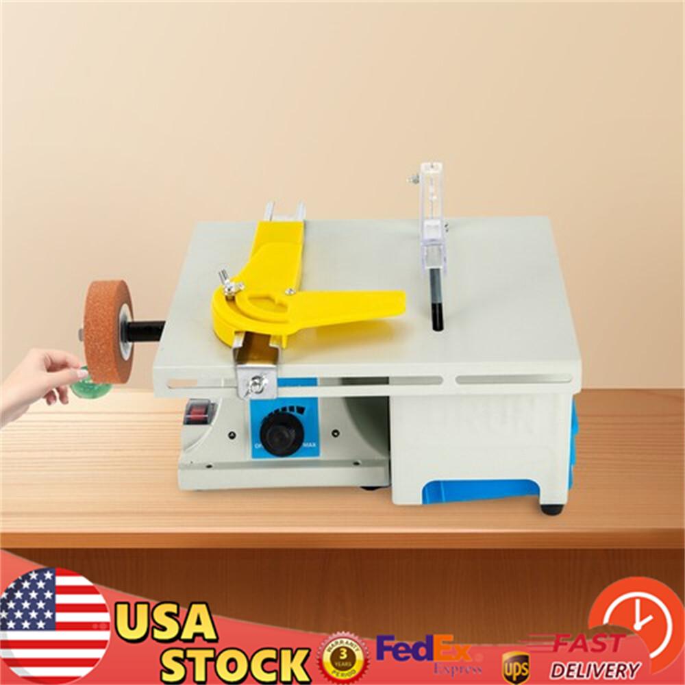 Equipment DIY Jewelry Lapidary Saw for Cutting Rocks Mini Table Saws Benchtop 
