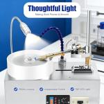 Angle Grinder Jewel Polisher, Gem Cutting And Faceting Machine, Gem Faceting Machine Digital 180w Jade Diamond Polishing Machine With 0-2800 RPM, For Gemstones, Crystal Mechanic-110V