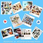 KomeStone Enhanced Rock Tumbler Grit and Polish Refill Kit – Trial Pack, 4-Step Polishing Grits, 4 Bags Abrasive Grit, Compatible with All Rock Tumblers