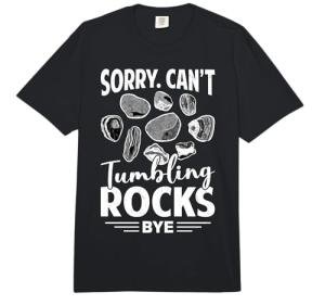 Lapidary Rock Tumbling Stones Rock Polishing Rock Tumbler Comfort Colors Adult Heavyweight T-Shirt