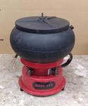 Burr King bench top vibratory tumbler model 110 with assorted Raytech media