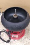 Burr King bench top vibratory tumbler model 110 with assorted Raytech media