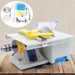 110V Gem Polishing Machine Jewelry Lapidary Grinding Equipment Table Rock Saw