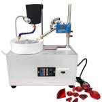 Upgraded Gemstone Grinding Machine, 180W Electric Flat Grinder Lapidary Polisher with Digital Angle Display & LED Light &Pump, Water Cooling for Faceting Crystal Diamond, Angle Height Adjustable