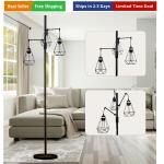 69'' Dimmable Farmhouse with 3X9W Edison Bulbs, Industrial Vintage Tree Desig...