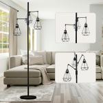 69'' Dimmable Farmhouse with 3X9W Edison Bulbs, Industrial Vintage Tree Desig...