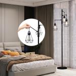 69'' Dimmable Farmhouse with 3X9W Edison Bulbs, Industrial Vintage Tree Desig...