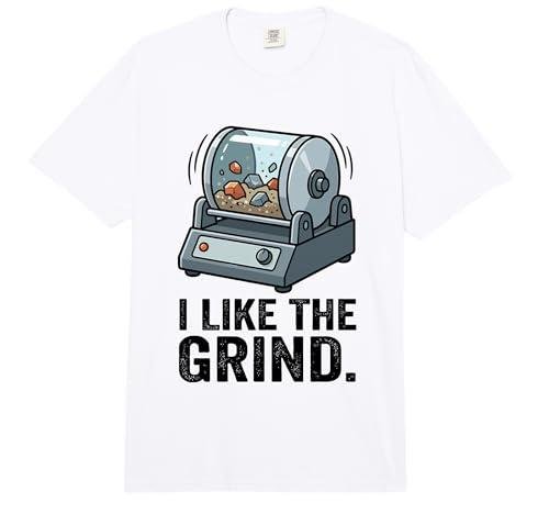 I Like The Grind Rock Tumbler Machine Lapidary Hobby Comfort Colors Adult Heavyweight T-Shirt