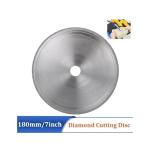 KUABCOPA 180MM Diamond Lapidary Saws Trim Blade Super Thin Straight Edge Wet Cutting Disc Jewellery Jade Tool 25mm/20mm