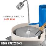 Digital Gemstone Grinding Machine - 2800rpm Lapidary Polisher for Jewelry Making & Crafting, Precision Display, Ideal for Stone Cutting & Polishing