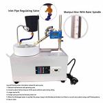 CZCZC Electric Gem Faceting Machine, 180W Jade Grinding Polishing Machine with Digital Display Precise Mechanical Manipulator, 0-2800RPM Adjustable Rotating Speed, Flat Gemstone Processing