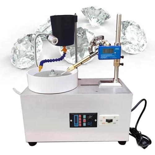 Electric gemstone grinding machine, jewelry faceting machine, jade grinding and polishing machine, with digital display angle manipulator(220V)