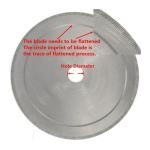 KUABCOPA 7 Inch 180mm Notched Diamond Lapidary Rock Slab Saws Blade Cutting Trim Saw Blades Masonry Tools for Stone Gemstone