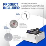Hi-Tech Diamond 6" Trim Saw | Lapidary Saw Machine | Includes TWO Saw Blades