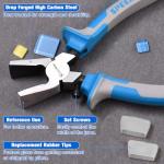 SPEEDWOX Glass Nippers Set with Tools and Gloves