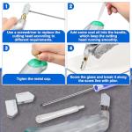 SPEEDWOX Glass Nippers Set with Tools and Gloves