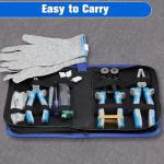 SPEEDWOX Glass Nippers Set with Tools and Gloves